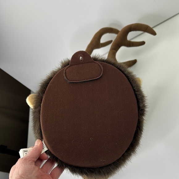 Stuffed Animal Head Plush Deer Head Wall Mount - 3-D Wall Decor - Picture 2 of 5